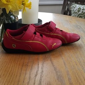 Awesome red ferrari puma kids sneakers 12